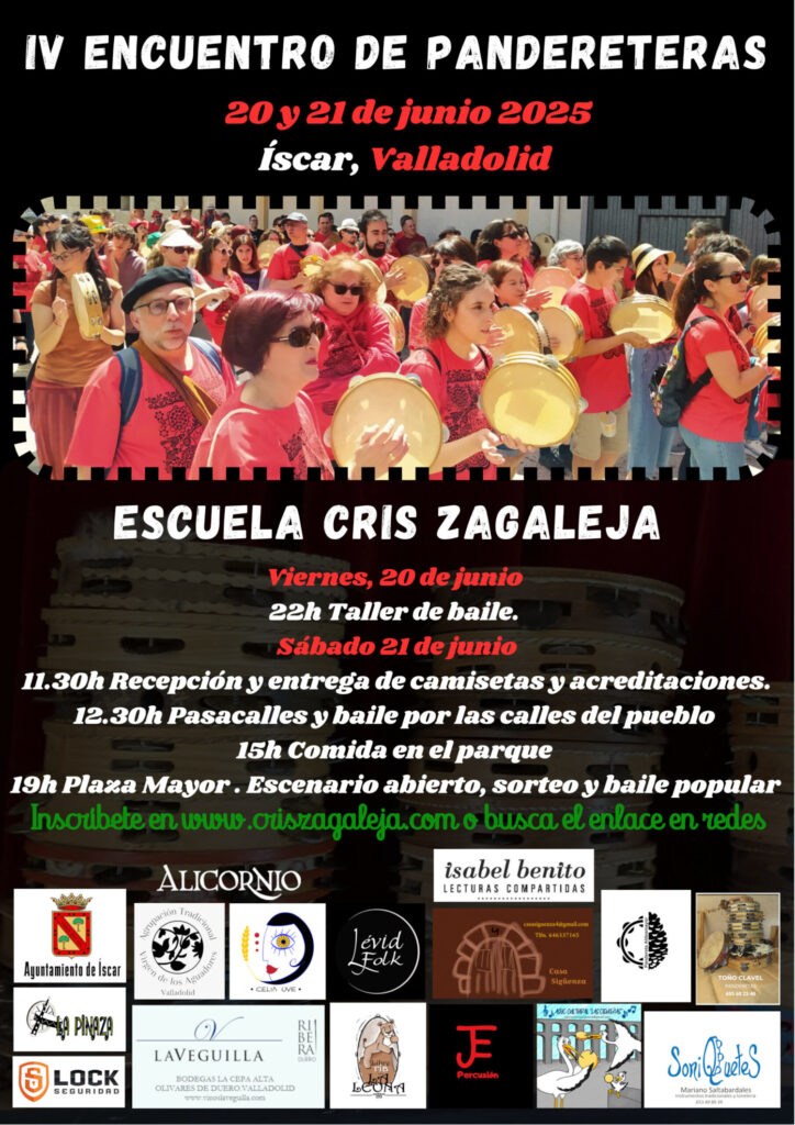 IV Encuentro de Pandereteras, Íscar (Valladolid)