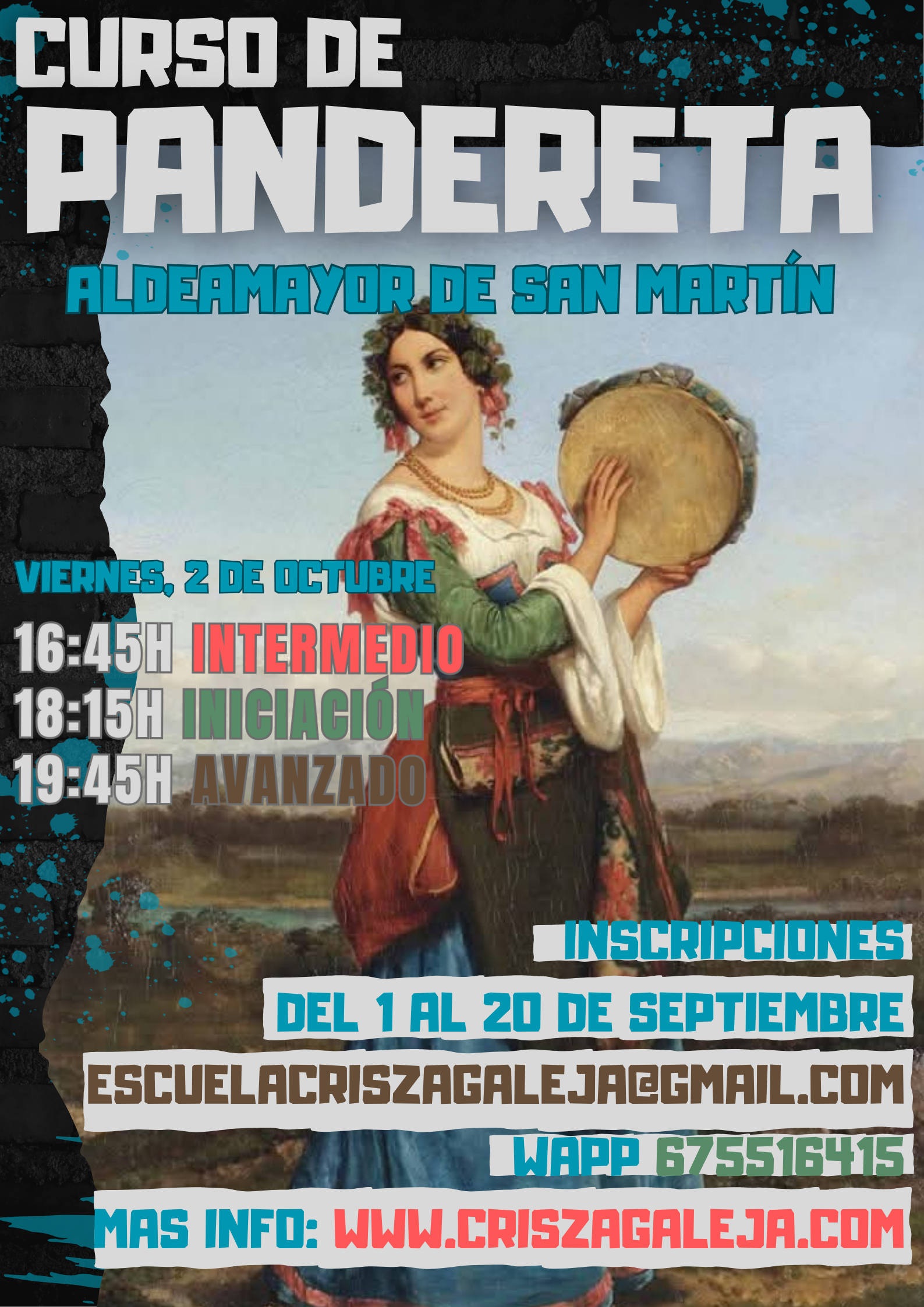 Curso de pandereta Aldeamayor, 26-27