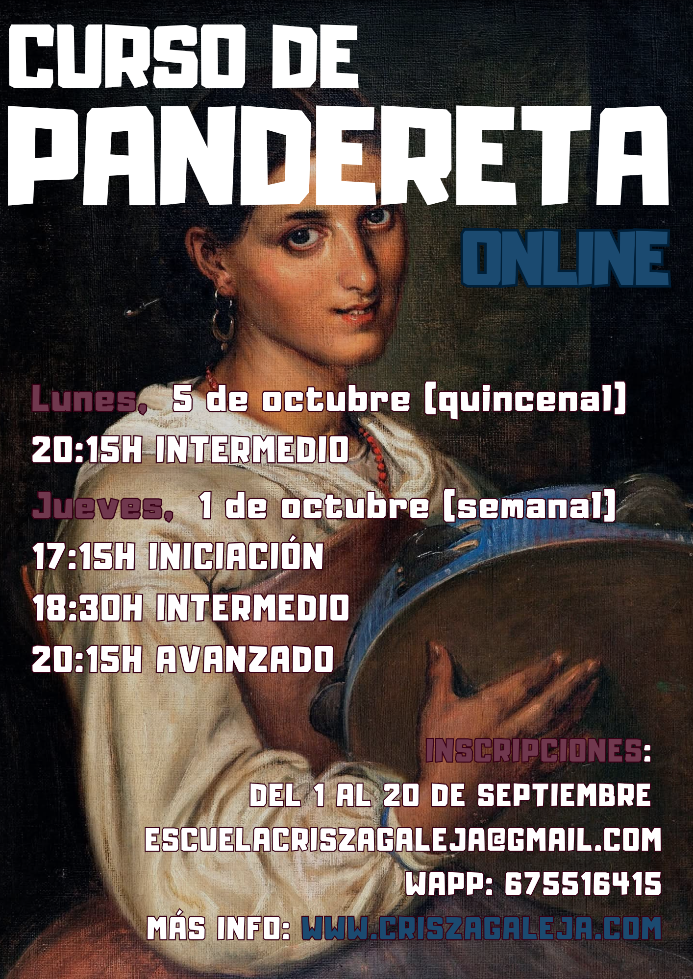 Curso de pandereta ONLINE, 26-27